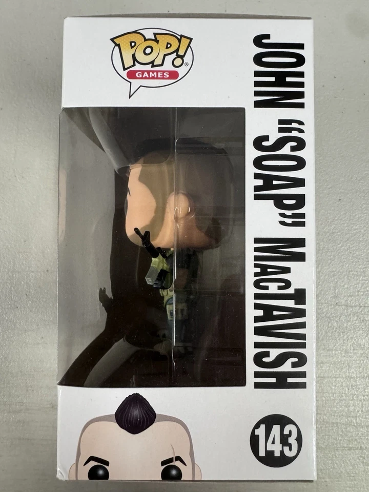 John “Soap” MacTavish 143 ~ Call of Duty ~ Funko Pop Vinyl + FREE POP PROTECTOR - image 2 of 4