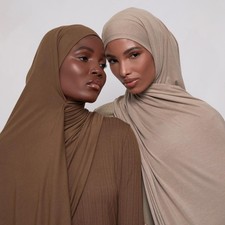29colors Cheap Jersey Hijab Scarf Solid Muslim Long Scarves Turban Shawl Elastic