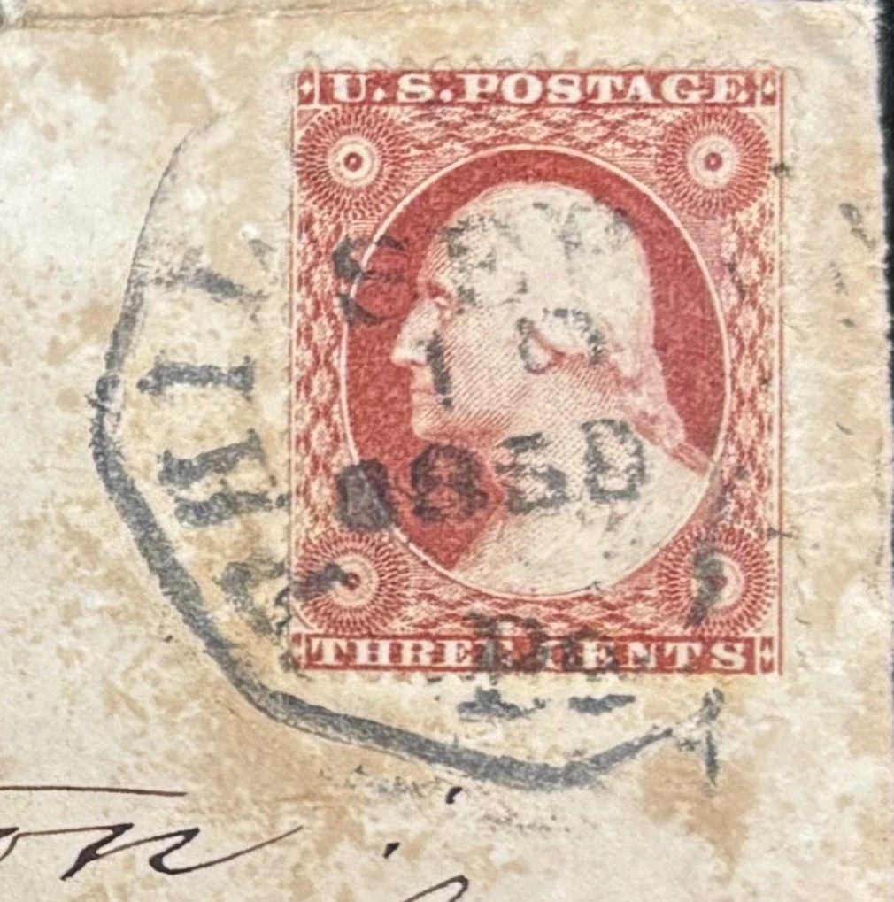 George Washington 3 Cent Stamp In Used Us Stamps (19th Century