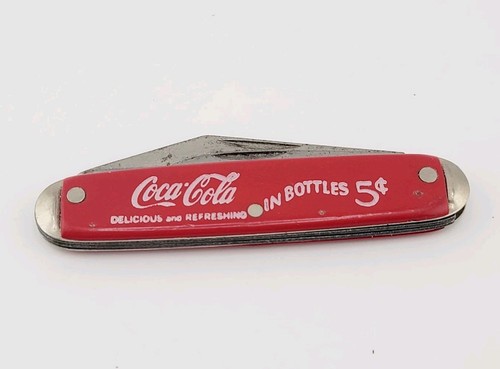 Vintage Coca-Cola Pocketknife 2-blade Pocket Advertising Soda - Picture 1 of 9