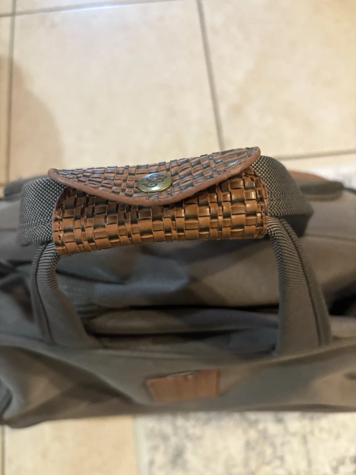 Tommy Bahama Luggage 20 Inch Rolling Suitcase Travel Duffle Bag  Brown - Image 4 of 4