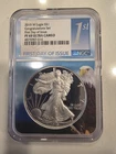 2019 W Proof Silver American Eagle Coin NGC PF 69 Ultra Cameo