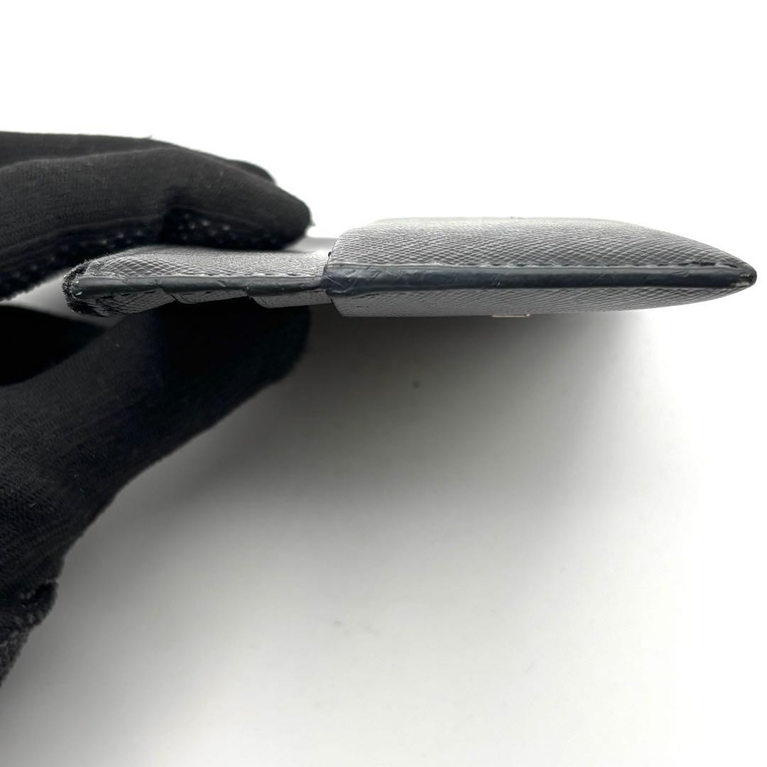 Prada Saffiano Leather Card Case Gold Logo Compact 9x12cm thumbnail 9