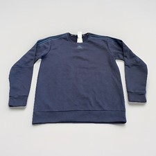 Adidas Mens Navy Crewneck Regular Fit Standard Coupe Sweatshirt Size L NWT NEW