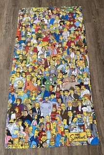 Zing Pop Culture The Simpsons Citizens Of Springfield Towel