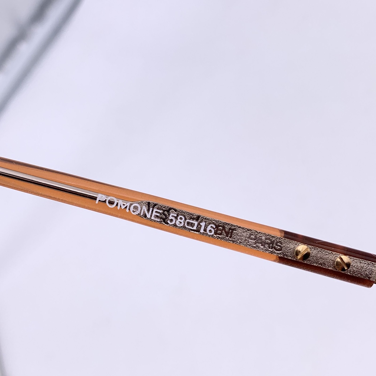 Occhiali da sole vintage Yves Saint Laurent POMONE arancioni 58 16 140mm