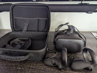 Meta Oculus Quest 1 VR Virtual Reality Headset MH-B 64GB + Case & Controllers