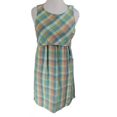 NORTH STYLE CHECKERED PATTERN DRESS SIZE 10