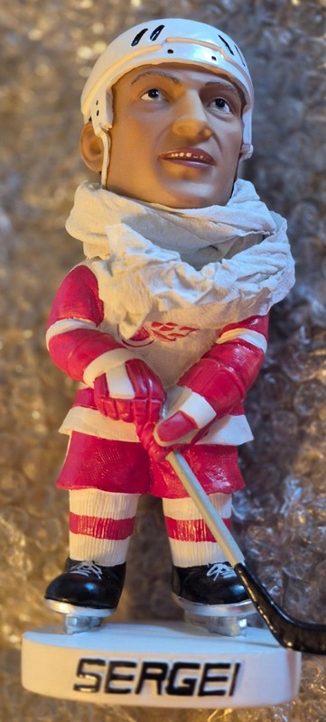 Vintage 2002 Sergei Federov Detroit Redwings NHL Bobblehead