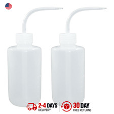 Tattoo Wash Bottle 2pcs 250ml LDPE Lab Squeeze Bottle for Labware Plants