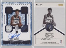 2017-18 Panini Cornerstones Quartz /49 Justin Patton #166 Rookie Auto RC
