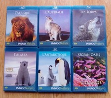 RARE LOT DE 6 BLU-RAY 6 DOCUMENTAIRES COLLECTION IMAX NATURE AUDIO VF ET VO