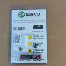 Xs Sight Systems Minimalist Green Night Sight For Sig Springfield Fn Si-m002p-4g Xs Sight Systems Minimalist Green Night Sight For Sig Springfield Fn Si-m002p-4g