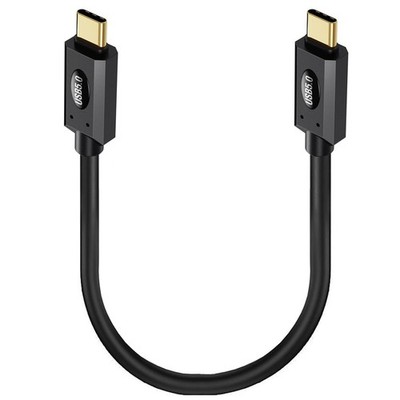 Short Thunderbolt 5 Cable 240W 80Gbps USB C Male to Male 16K/8K Video 30cm