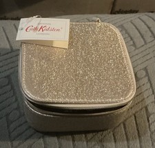 Cath Kidston Jewelry Box Brown with Red Rose Design with Mirror Brand New