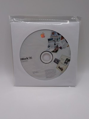 iWORK '06 SOFTWARE APPLE PER MAC VERSION 2.0.1 1Z691-5842-A INSTALL DVD