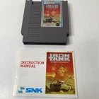 SNK Iron Tank: The Invasion of Normandy NES Shooter War Manual Included Tested