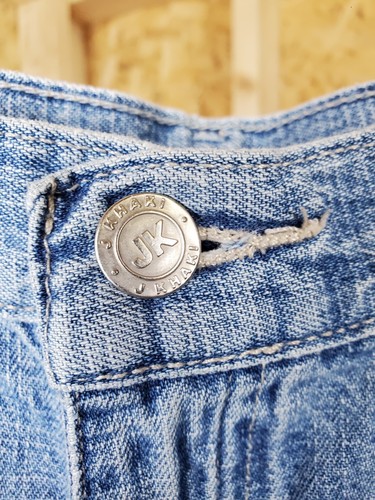 J. Khaki Kids Jeans Boys 16 Straight Leg Blue Denim Stone Washed Carpenter Style - Picture 4 of 13