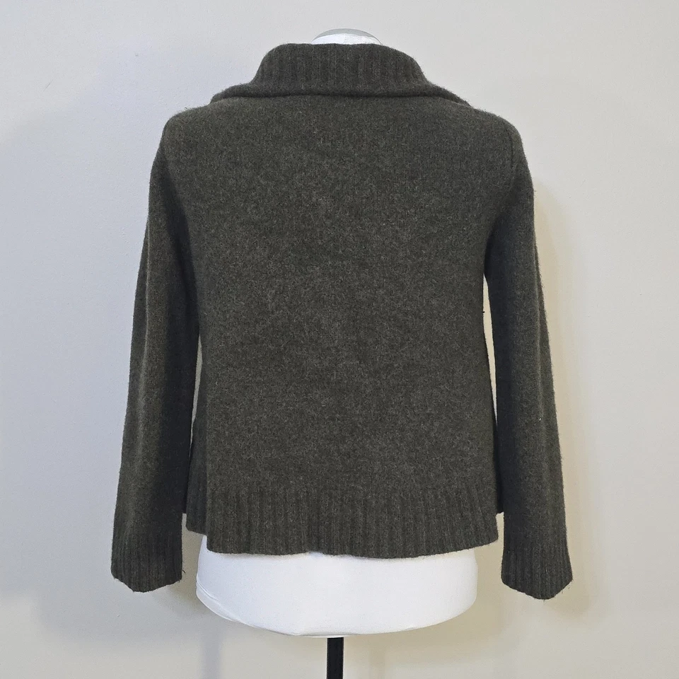 Cárdigan Banana Republic Luxury Invierno Mezcla Lana Cachemira Conejo Para Mujer Talla M Foto 4 de 4