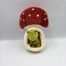 Jellycat Forest Fauna Frog Retired Mushroom Genuine Soft Toy