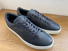 Santoni sneakers/scarpe uomo pelle grigio-blu / made in Italy / 44EU/11US/10UK