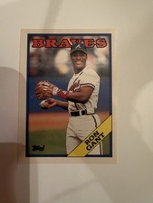 1988 Topps Traded Ron Gant #39T (RC) Rookie Card Atlanta Braves MLB Yankees. rookie card picture
