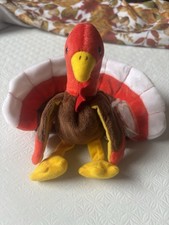 Ty Beanie Baby Original Gobbles the Turkey DOB Nov. 27, 1996.  New Condition.