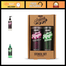 Dynamic Color Stencil Magic Solution & Remover Set - 8 oz, USA Made, Art Supplie