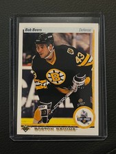 1990 UPPER DECK #125 BOB BEERS ROOKIE CARD. rookie card picture