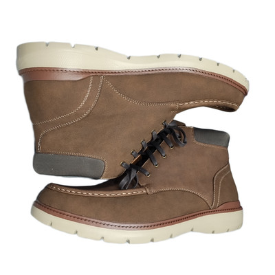 Dockers Rowan Boots Mens 13M Dark Tan Lightweight EVA Footbed Lace Up 90-44152