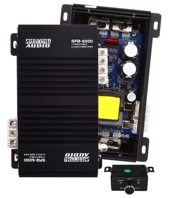 Sundown Audio SFB-600D 600 Watt RMS Mono Amplifier 1-Ohm Car Audio Amp