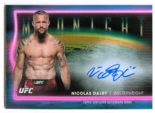 Nicolas Dalby 2025 Topps Midnight UFC #HNS-ND Horizon Signatures