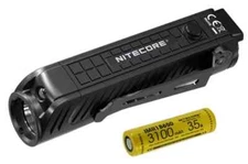 Nitecore P18 Unibody Die-cast Futuristic Tactical EDC Flashlight  with Red LED