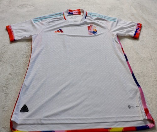 Belgium 2022/23 Away Adidas Authentic Soccer Jersey - Size Men's Medium HD9416 - Picture 4 of 7