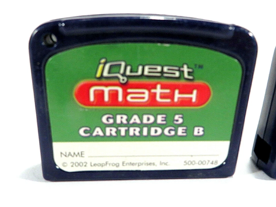 Leapfrog Lot of 3 iQuest 2 Math Grade 5 & Starter Pack4MB Educational Learning - Image 3 of 4