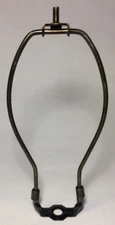 New 14" Lamp HARP Shade Holder w/Base, Antique Bronze Finish, Heavy Weight #66B