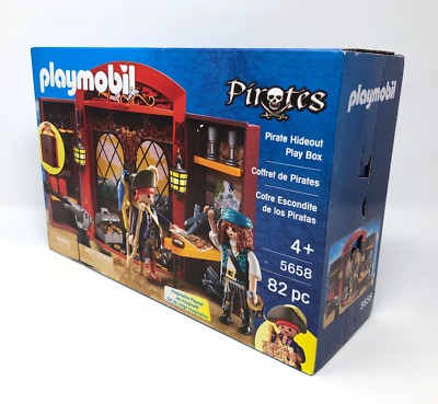 Playmobil Pirates Hideout Play Box take along playset 5658 82