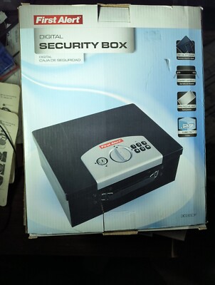 First Alert Digital Security Box 3035DF W/Key For Over Ride Or Only Key ...