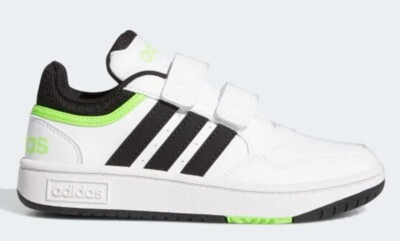 ADIDAS HOOPS 3.0 CF C Kinder Mädchen Sportschuhe Sneaker Leder Riss 
