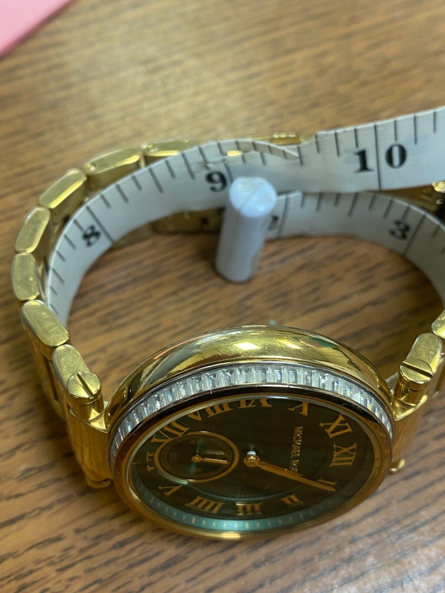 Michael Kors Skylar Emerald MK6065 (NEEDS BATTERY) PRELOVED! | eBay