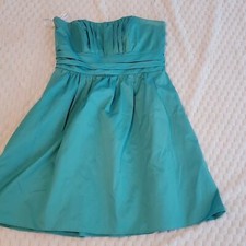 Teal David's Bridal dress size 12