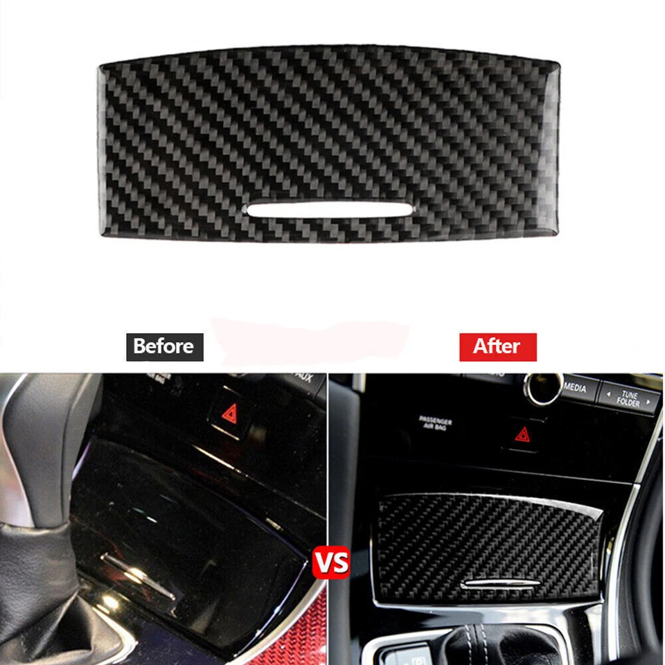 Kit decorativo interior de fibra de carbono para Infiniti Q50 Q60 cubierta adorno 12 piezas Foto 2 de 4