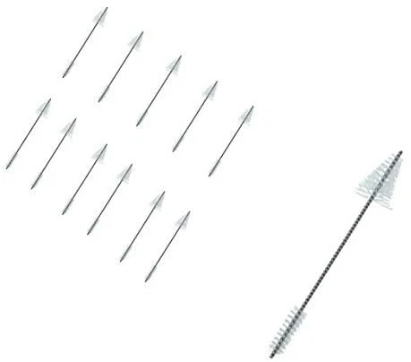 Ateco 1661 2-Sided Decorating Tip Cleaning Brush 6'' for Tubes (12 PC)