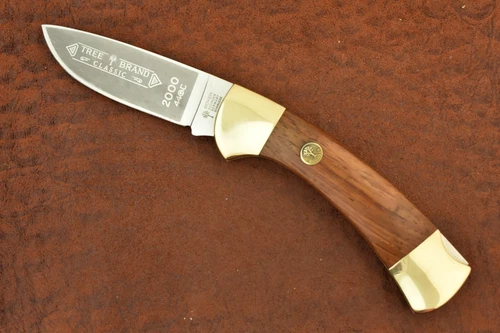 BOKER TREE BRAND SOLINGEN GERMANY WOOD PREMIUM LOCKBACK KNIFE 2000 CLASSIC 22665