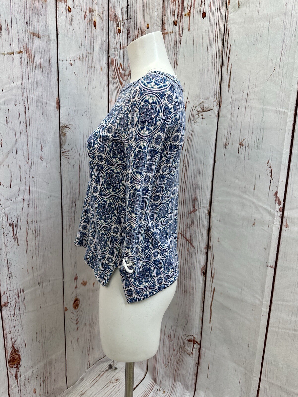 T by Talbots Multicolor Top size Petite TCC - image 3