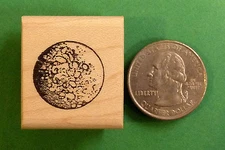MOON - Wood Mounted Teacher's Stamp