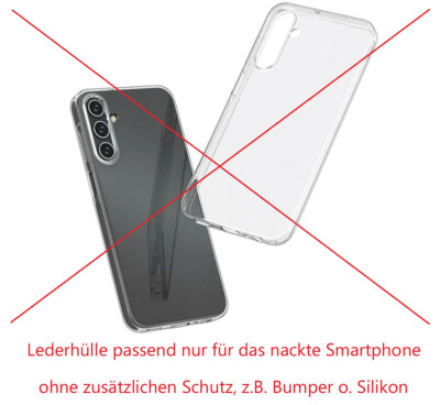 Suncase Hlle Tasche Echt Leder Handyhlle Case Etui fr Samsung Galaxy  A35 | eBay