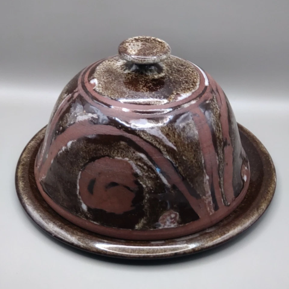 Vintage Woburn Pottery Cheese Dome Cloche Stoneware Decorative H14cm W23cm VGC - Image 2 of 4