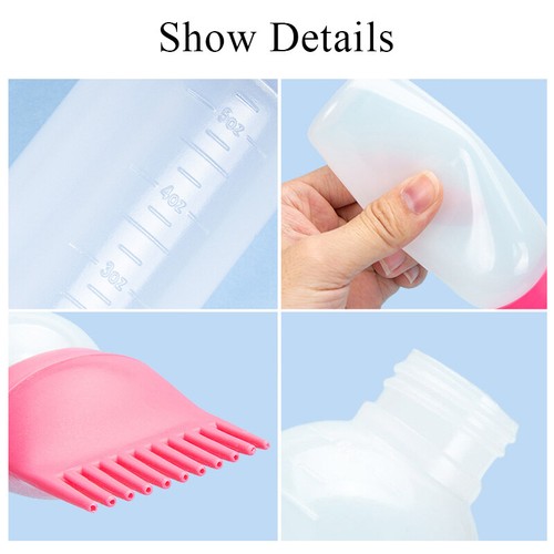 Plastikflasche Für Friseurfärbemittel Haarflasche Mit Nachfüllbare K - Bild 11 von 26