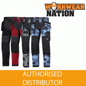camo work trousers with knee pads